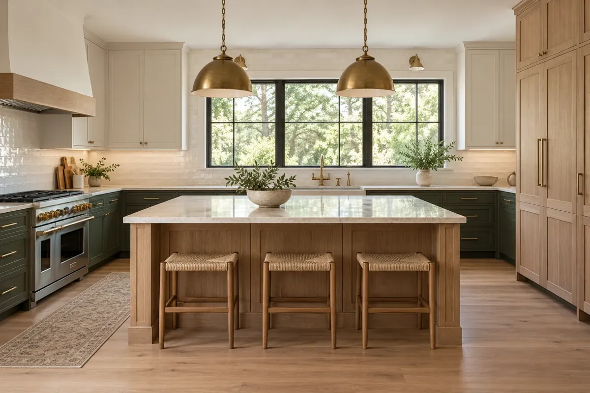 Kitchen design — modern elegance