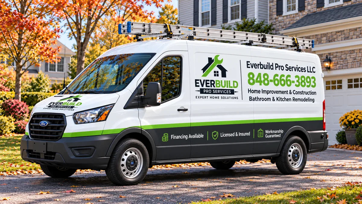 Everbuild work van for home improvement and construction